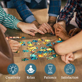 Rompecabezas de vidrio cruzado Puzzle 1000 piezas