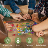 Colorido árbol de rompecabezas de árbol 1000 piezas