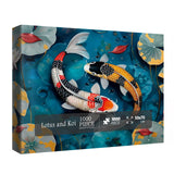 Lotus y Koi Jigsaw Puzzle 1000 piezas