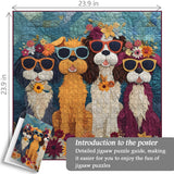 Perros felices rompecabezas rompecabezas 1000 piezas