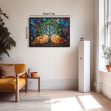 Glasia de vidrieras Jigsaw de follaje Eernal Puzzle 1000 Piezas