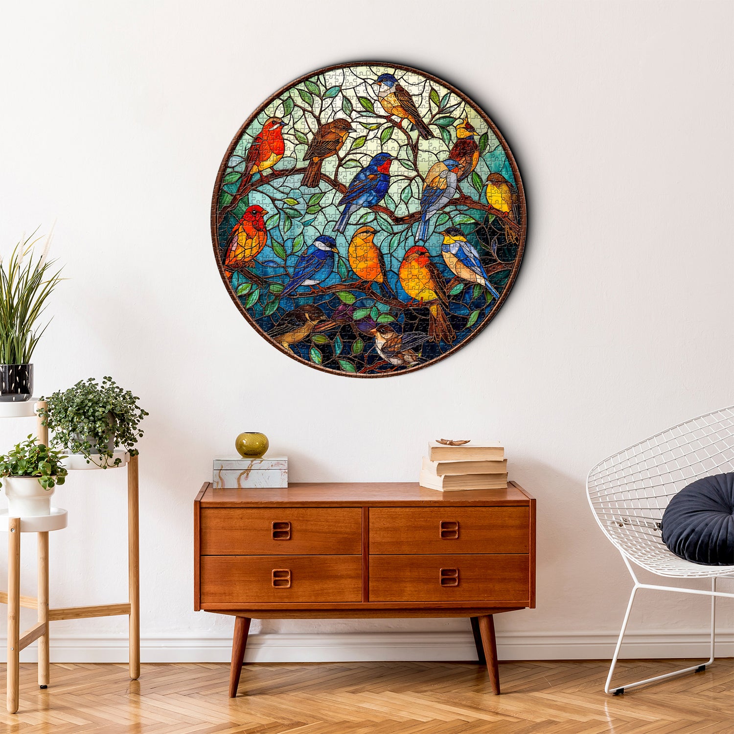 Pielo de vidrieras Rompecabezas