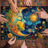 Luna Starry Night Jigsaw Puzzle 1000 Piezas