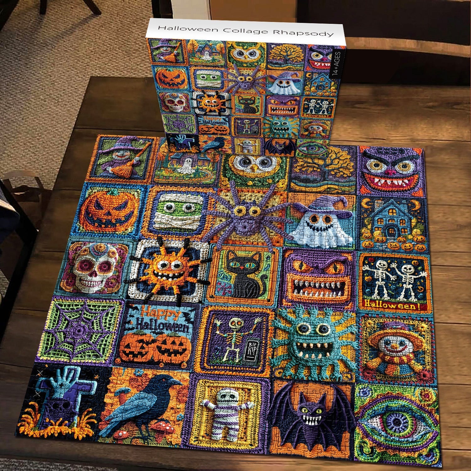 Halloween Collage Rhapsody Jigsaw Puzzle 1000 Pieces