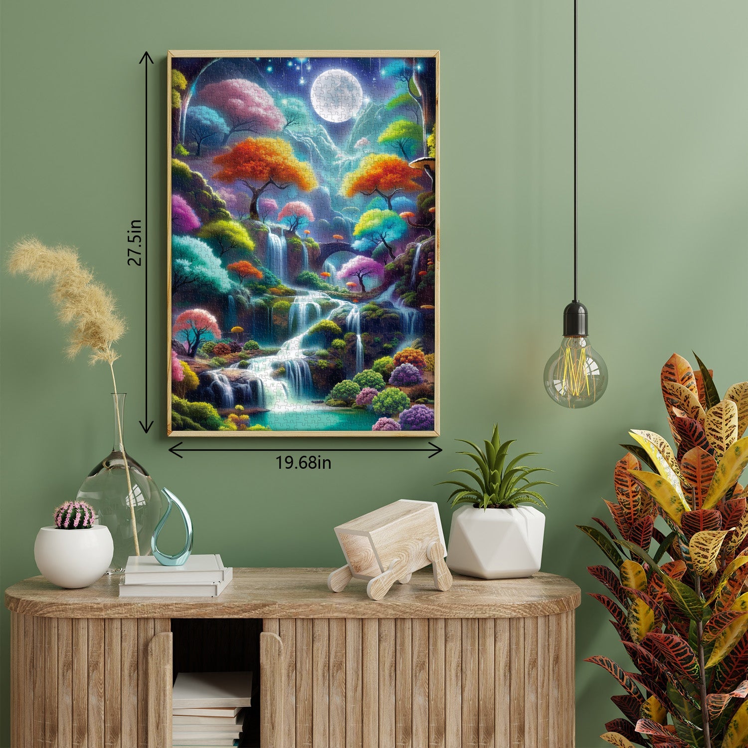 Rompecabezas de jigsa de lunares 1000 piezas