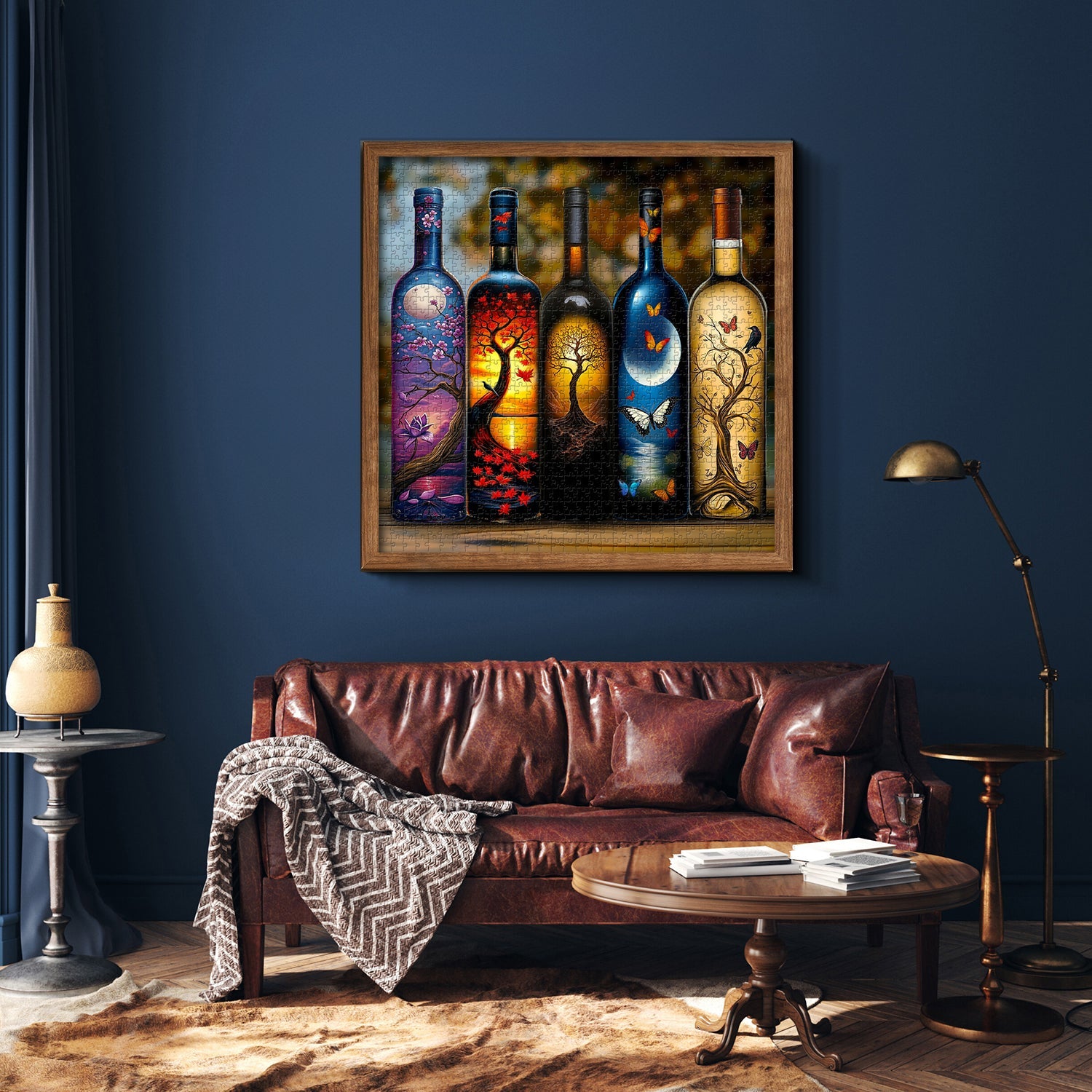 Botella secreta rompecabezas rompecabezas 1000 piezas