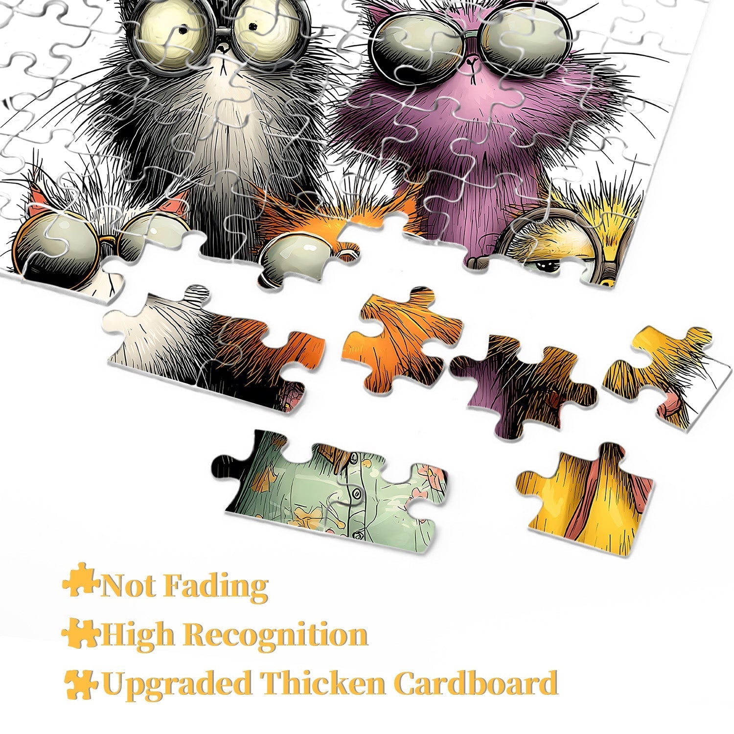 Cool Cat Squad Jigsaw Puzzle 1000 Pieces