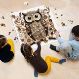 Botón Owl Jigsaw Puzzle 1000 piezas