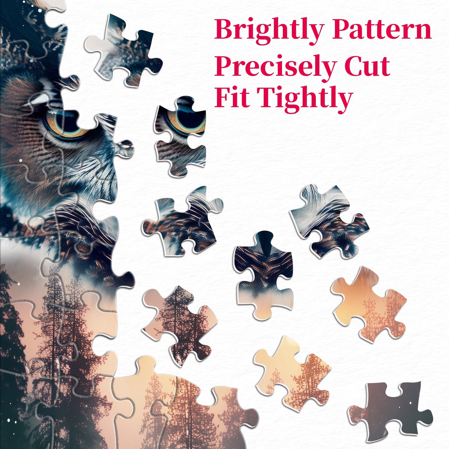 Jungle Owl Jigsaw Puzzle 1000 piezas