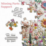 Elegante Volcillo de vaca Puzzle 1000 piezas