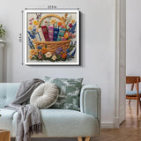 Libros florales Basket Rompecabezas Pizzles 1000 piezas