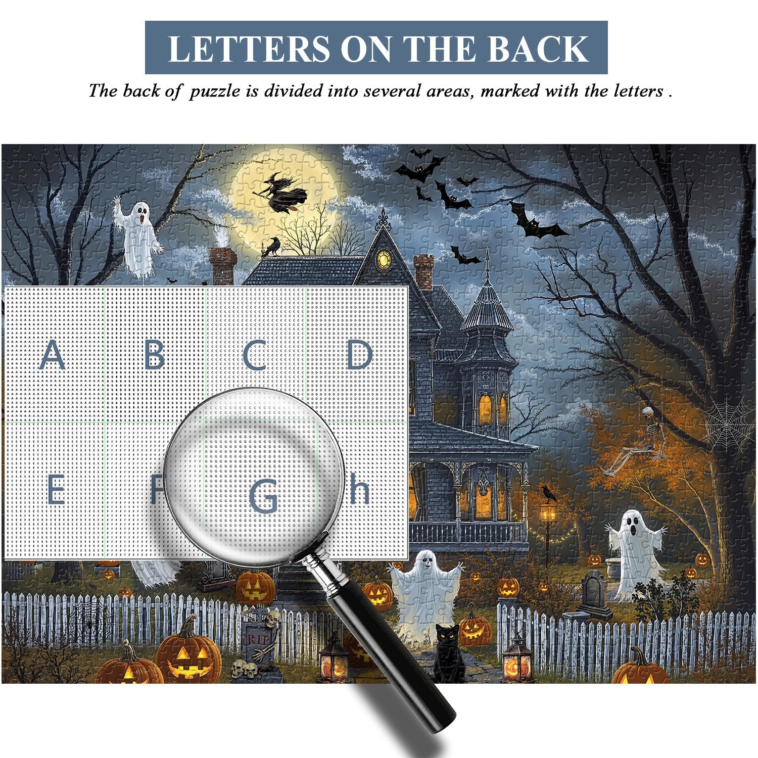 Medianoche Casa embrujada Rompecabezas Puzzle 1000 piezas