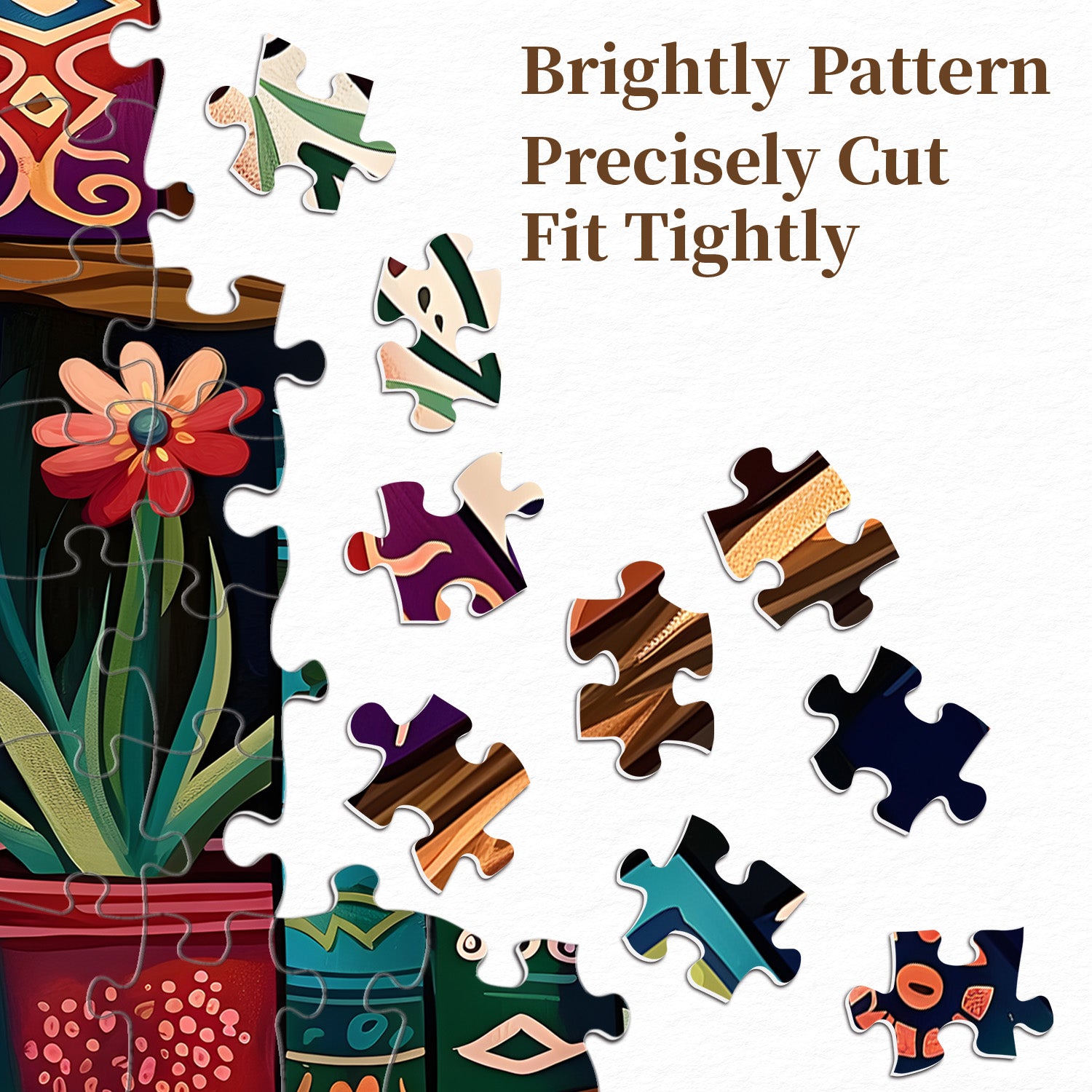 Fantasy color estantería rompecabezas 1000 piezas