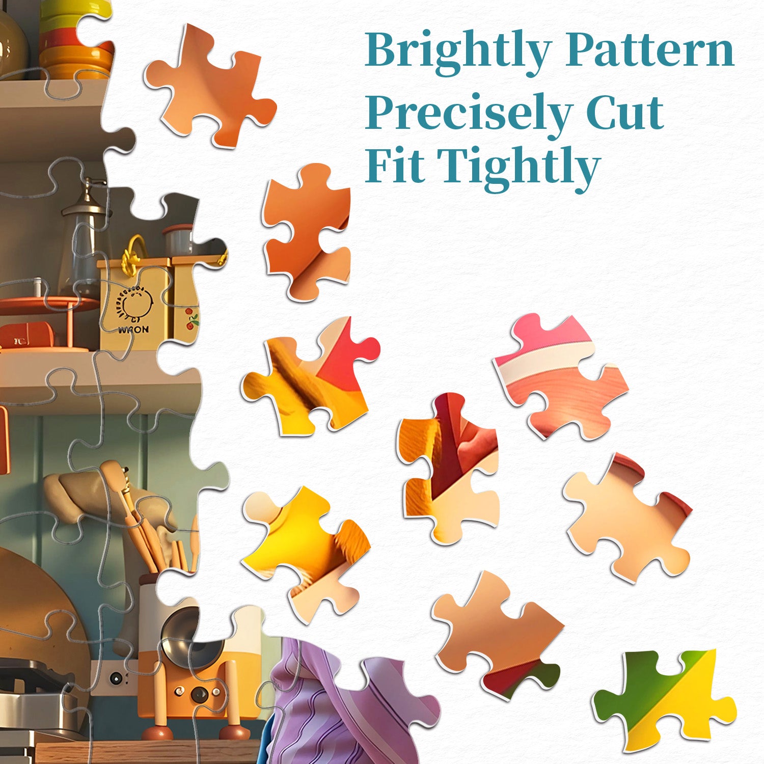 Cuddles in the Kitchen Jigsaw Puzzle 1000 Pieces