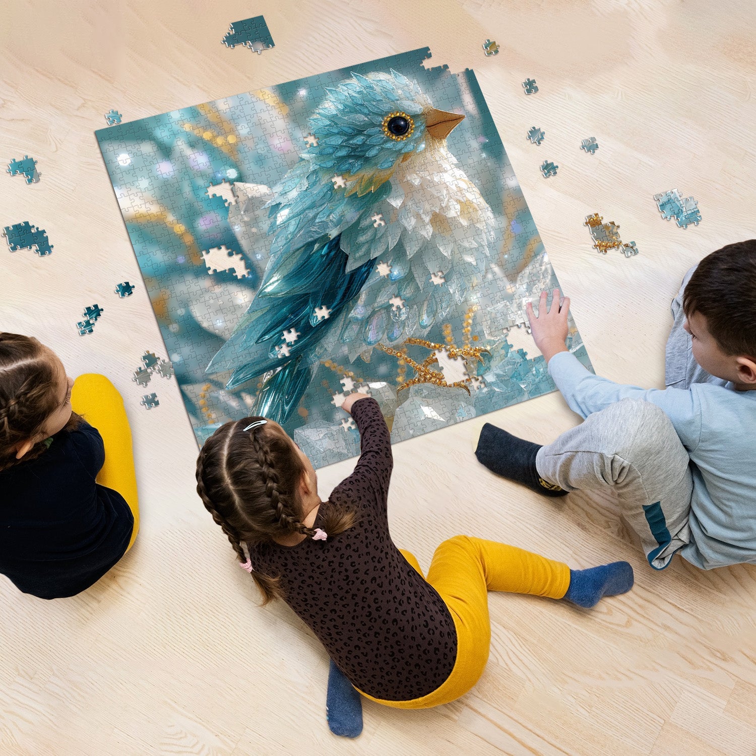 Cristal Bird Jigsaw Puzzle 1000 piezas