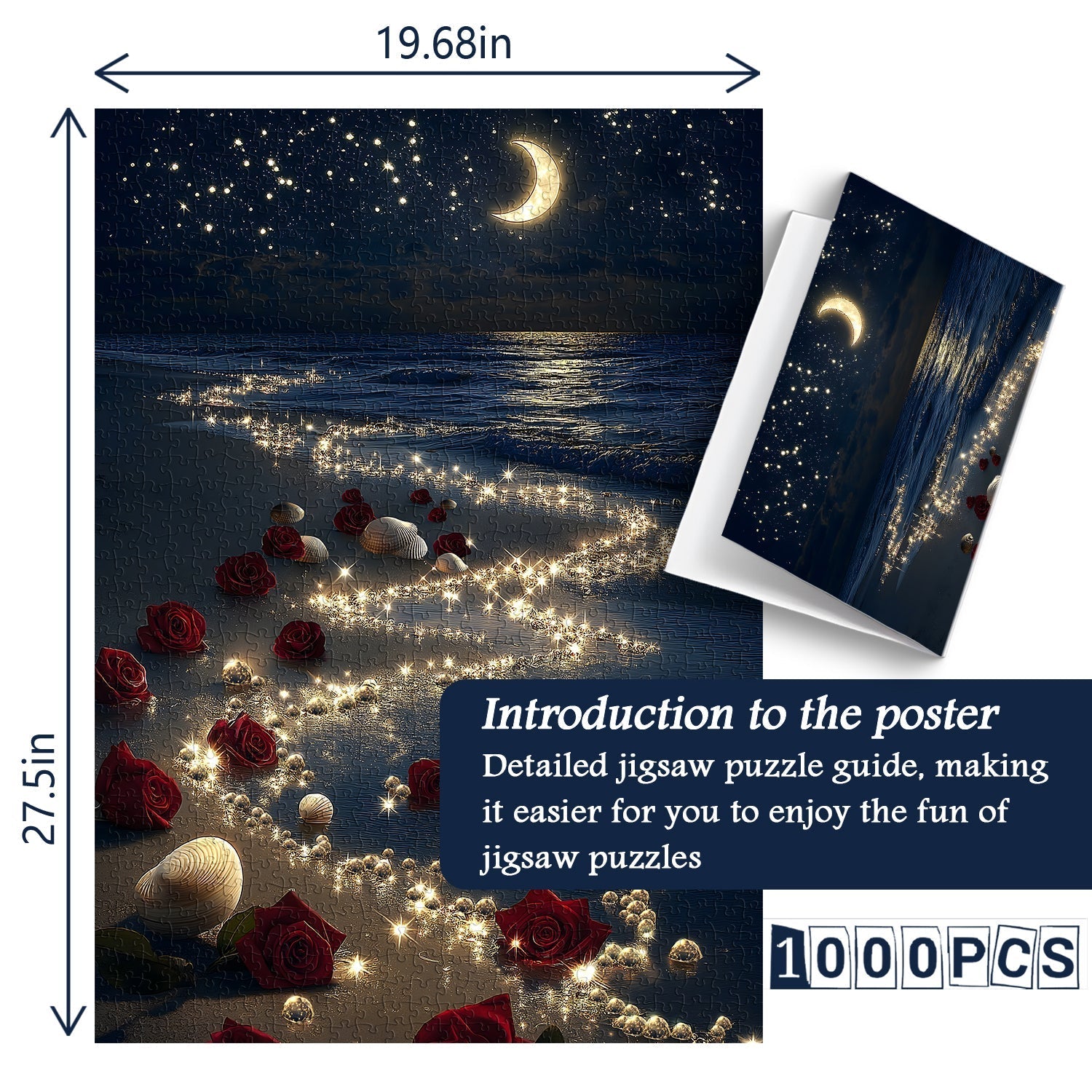 Sea of Roses Rompecabezas 1000 piezas