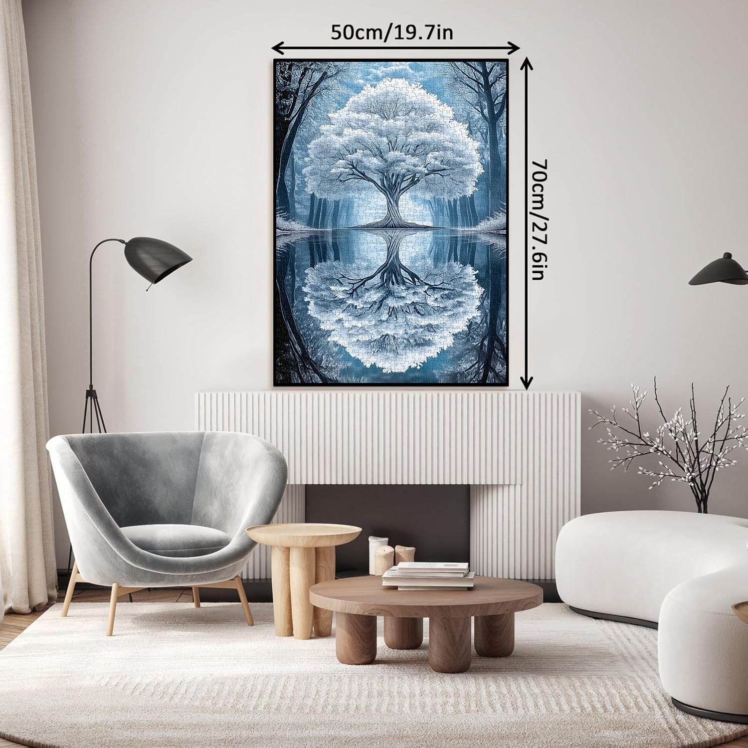 Pielz de Jigsaw de Árbol del Miror 1000