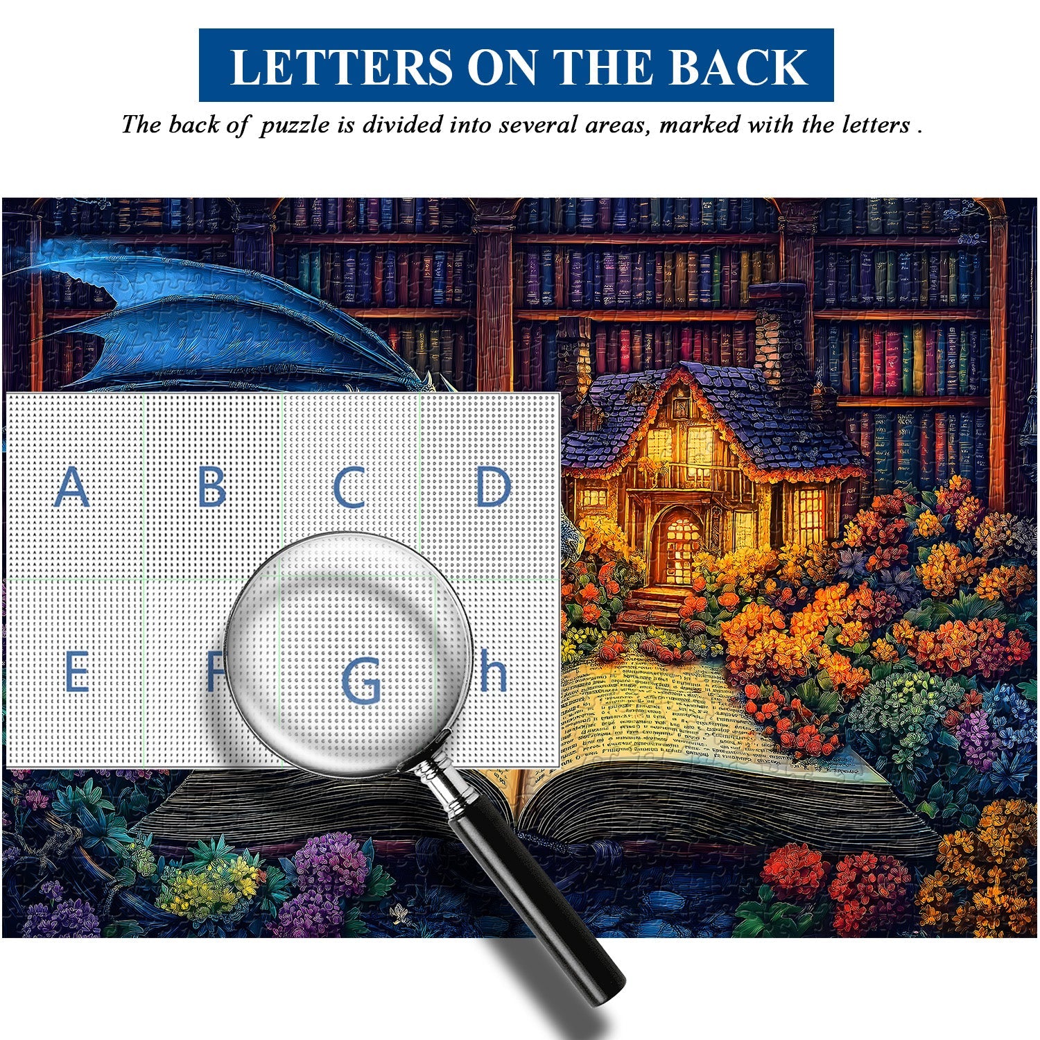 Libro encantado Dragon Jigsaw Puzzles 1000 Piece