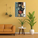 Neugieriger Katzenpuzzle 1000 Stück