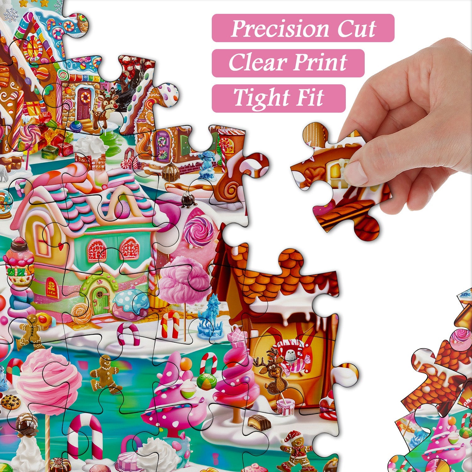 Candy Town Jigsaw Puzzle 1000 piezas