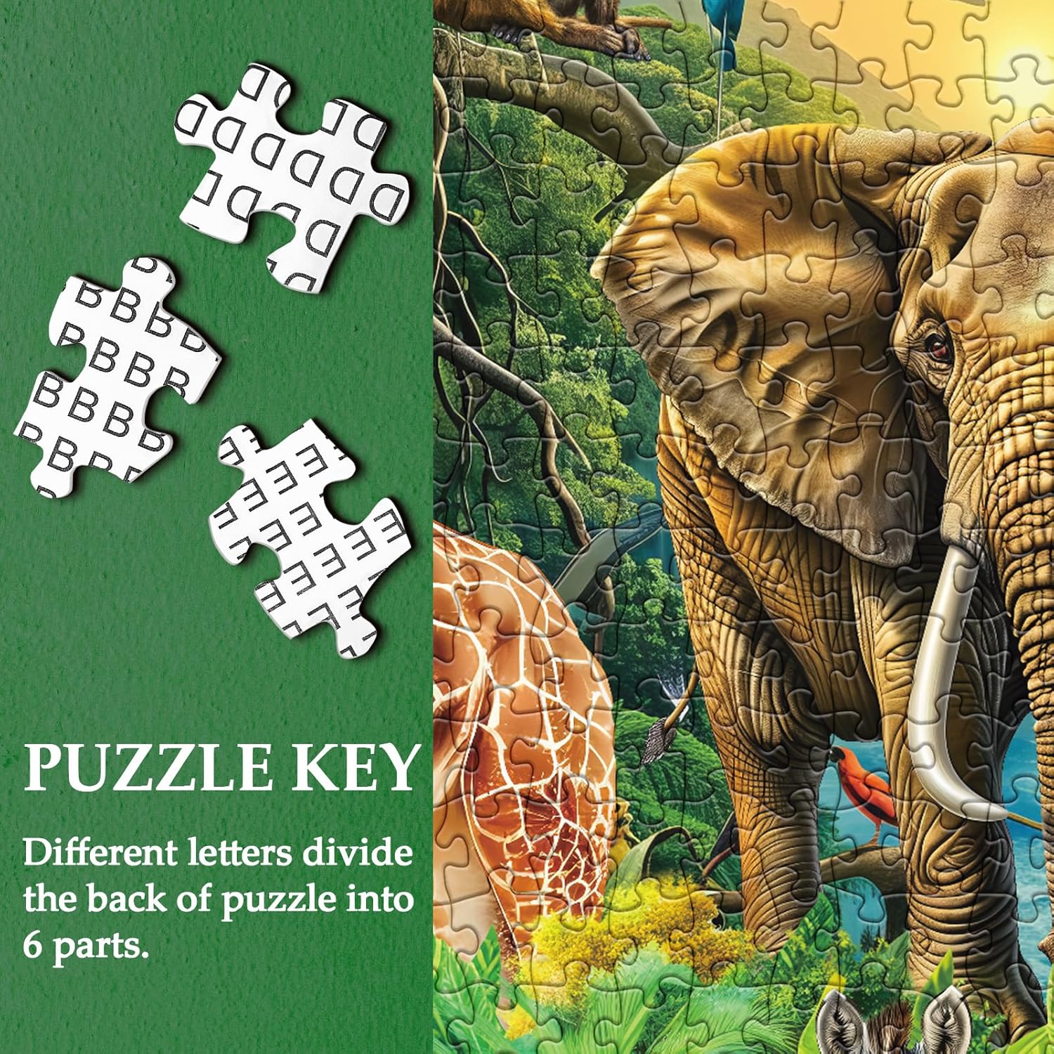 Animal Harmony Jigsaw Puzzle 1000 piezas