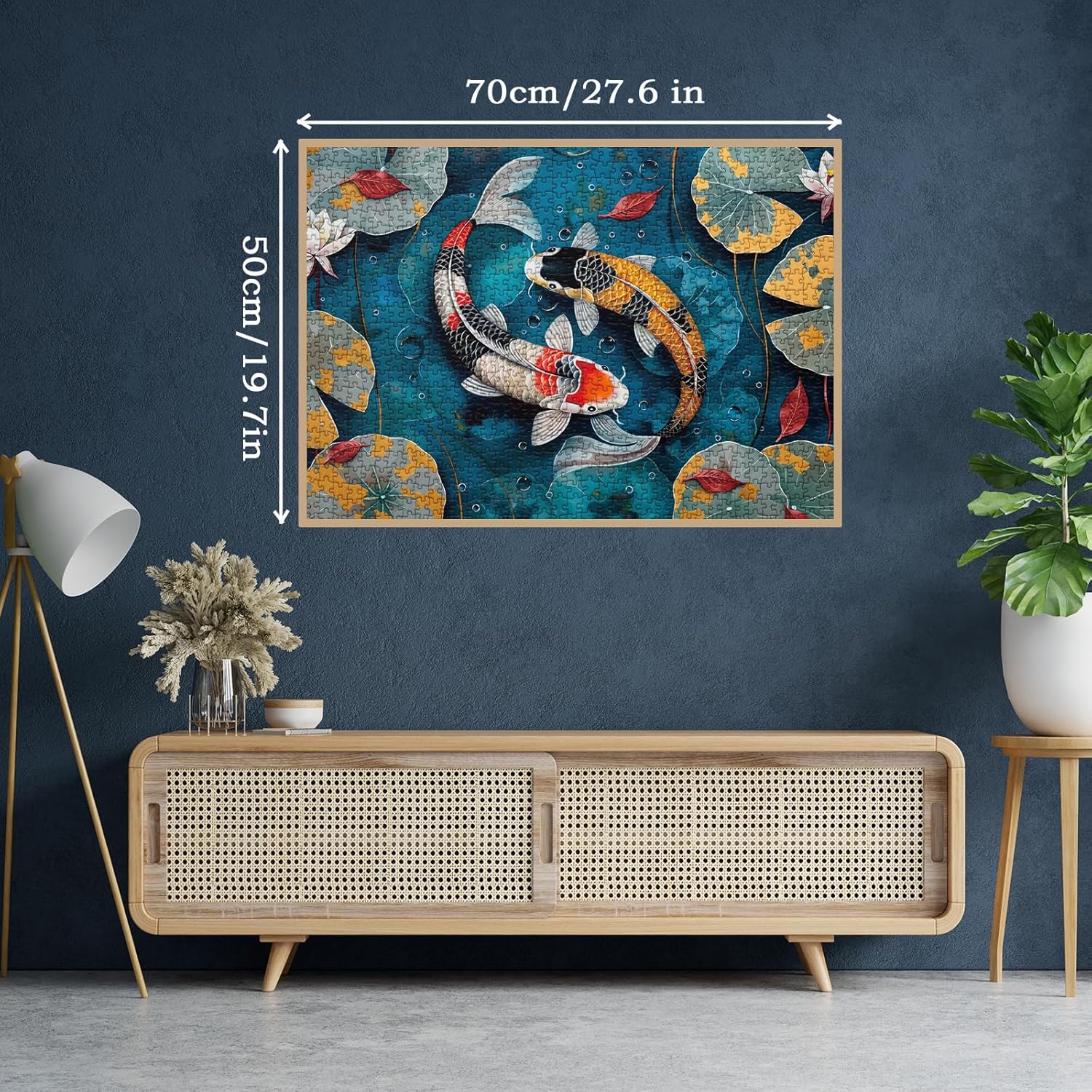 Lotus y Koi Jigsaw Puzzle 1000 piezas