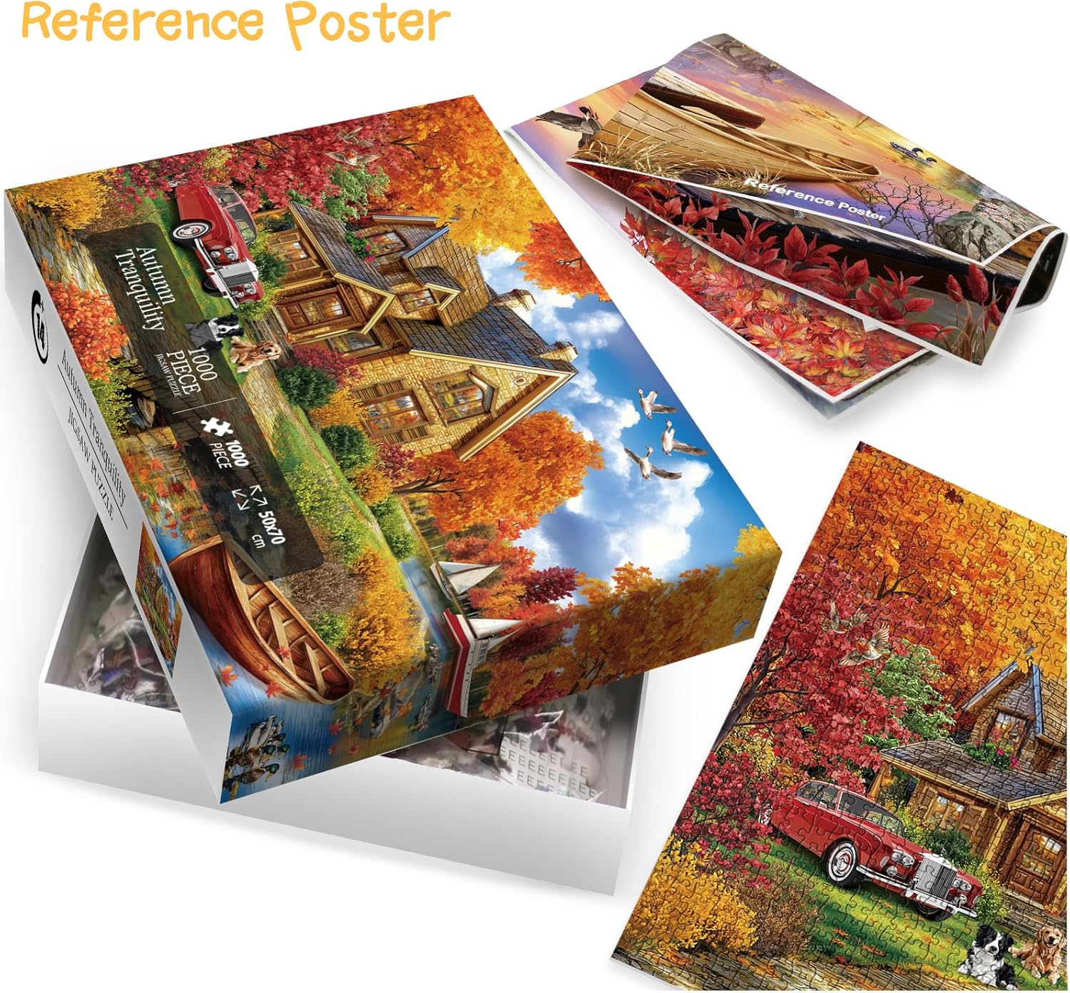 Tranquilidad de otoño rompecabezas Puzzle 1000 piezas