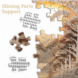 Rompecabezas del atardecer del bosque 3D 1000 piezas