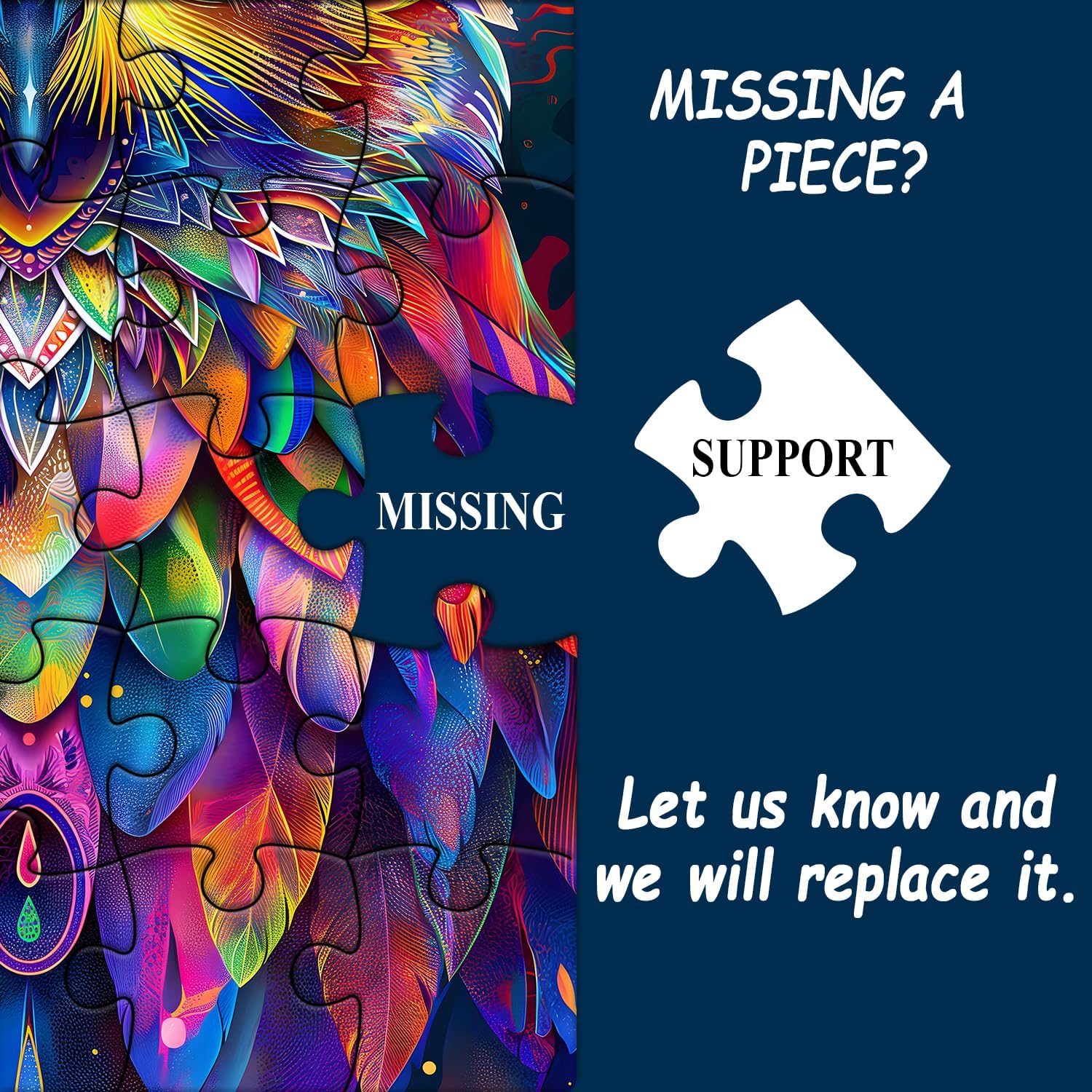 Fantasy búho rompecabezas rompecabezas 1000 piezas