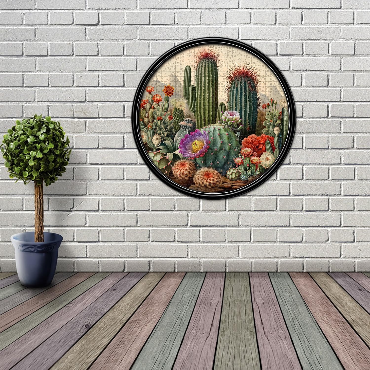 Puzzle per la pianta di cactus vintage puzzle 1000 pezzi