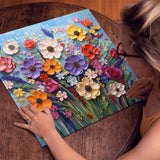 Buntes Blumenprozzel Puzzle 1000 Stücke