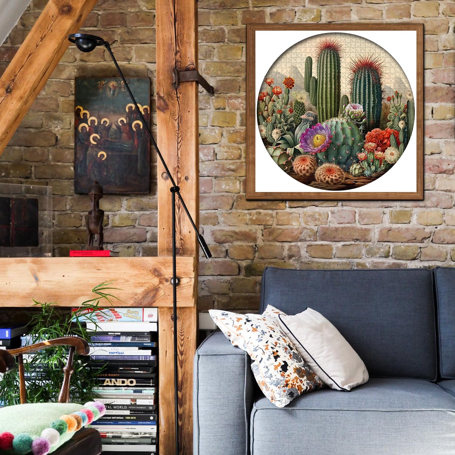 Puzzle per la pianta di cactus vintage puzzle 1000 pezzi