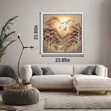 Rompecabezas del atardecer del bosque 3D 1000 piezas