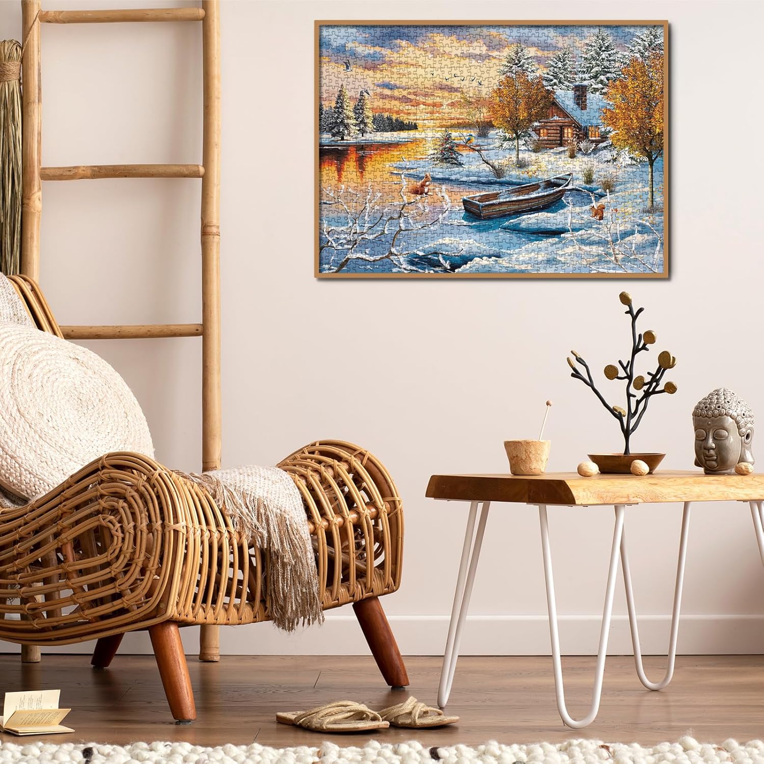 Sumset Cottage Jigsaw Puzzle 1000 Stücke