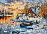 Sumset Cottage Jigsaw Puzzle 1000 Stücke