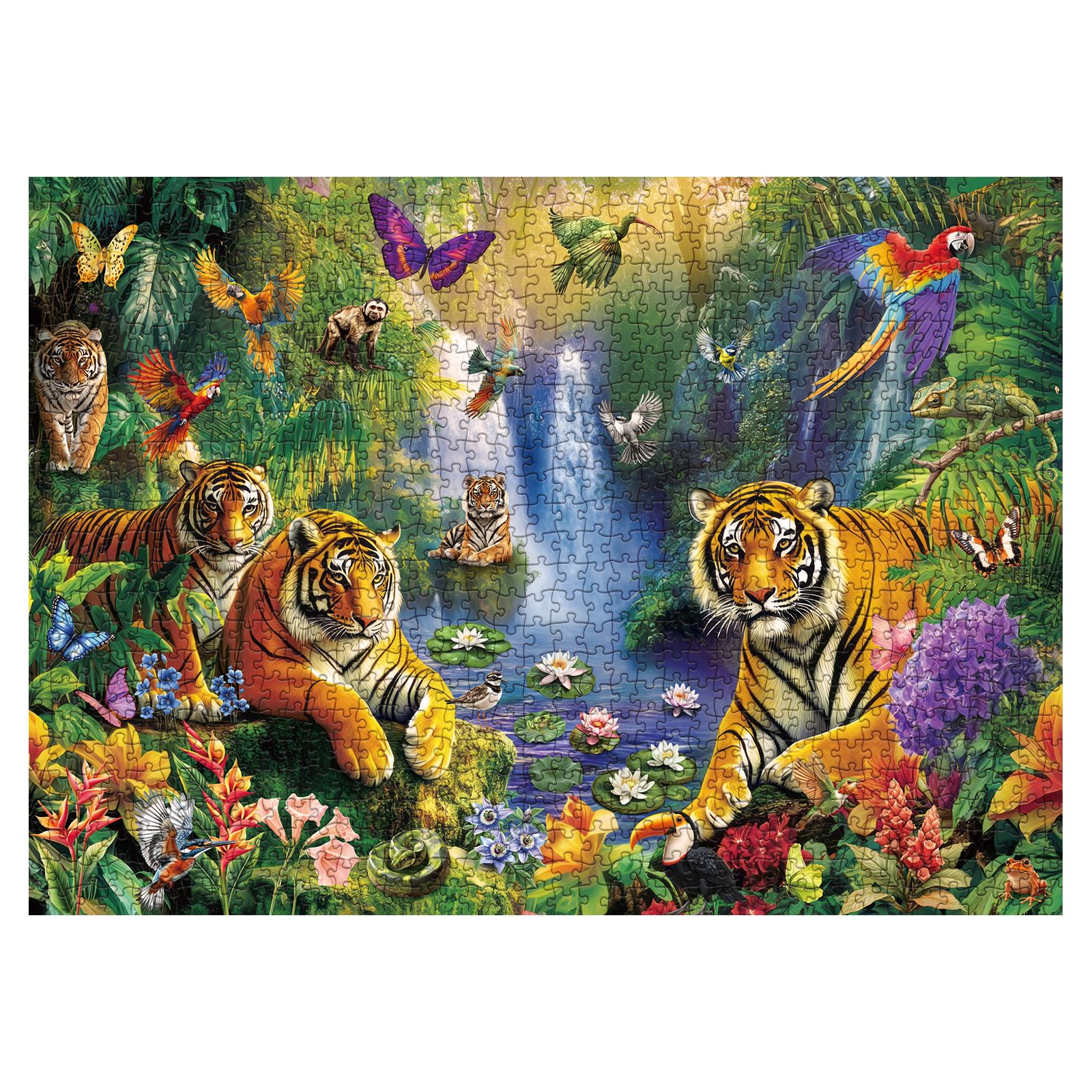 Jungle Majesty puzzle puzzle 1000 pezzi