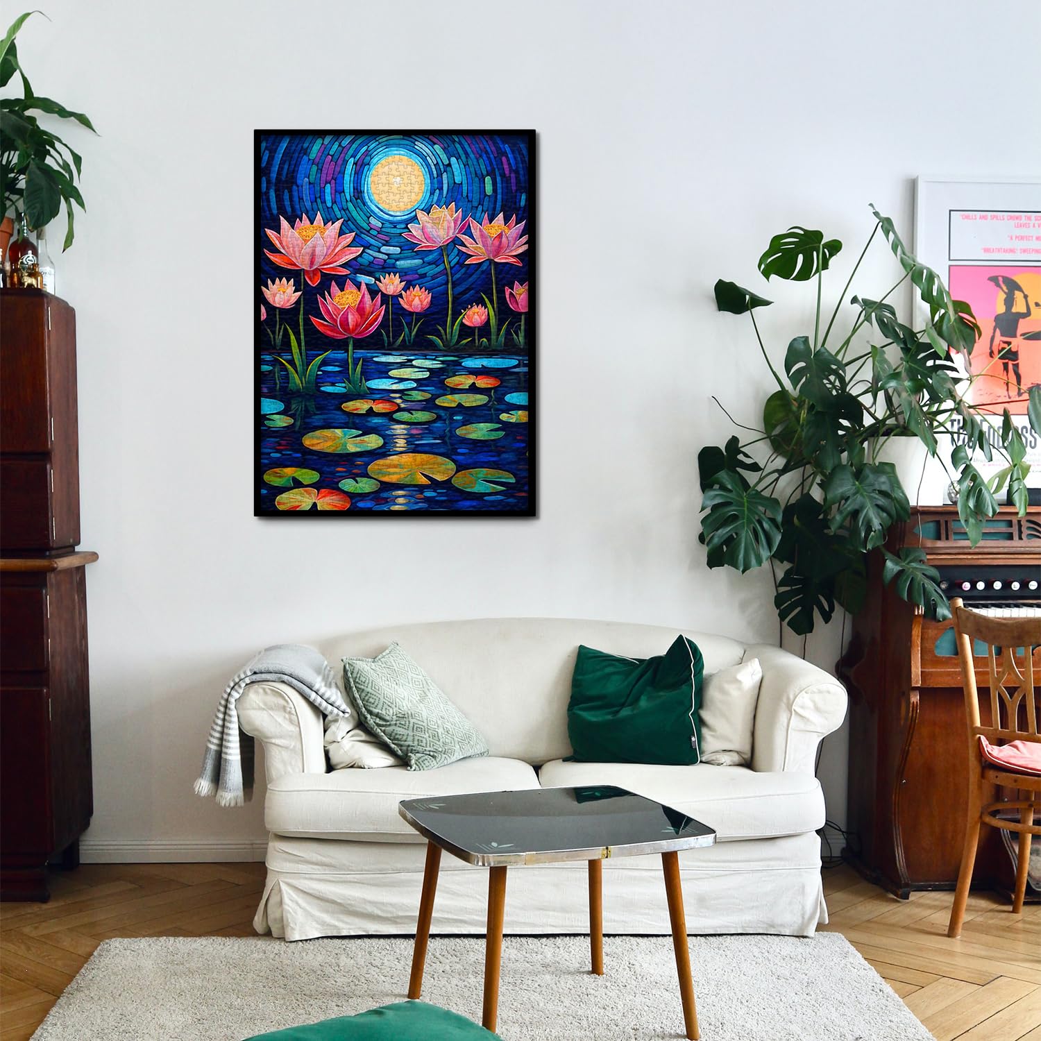 Rompecabezas de flores de agua de agua 1000 piezas