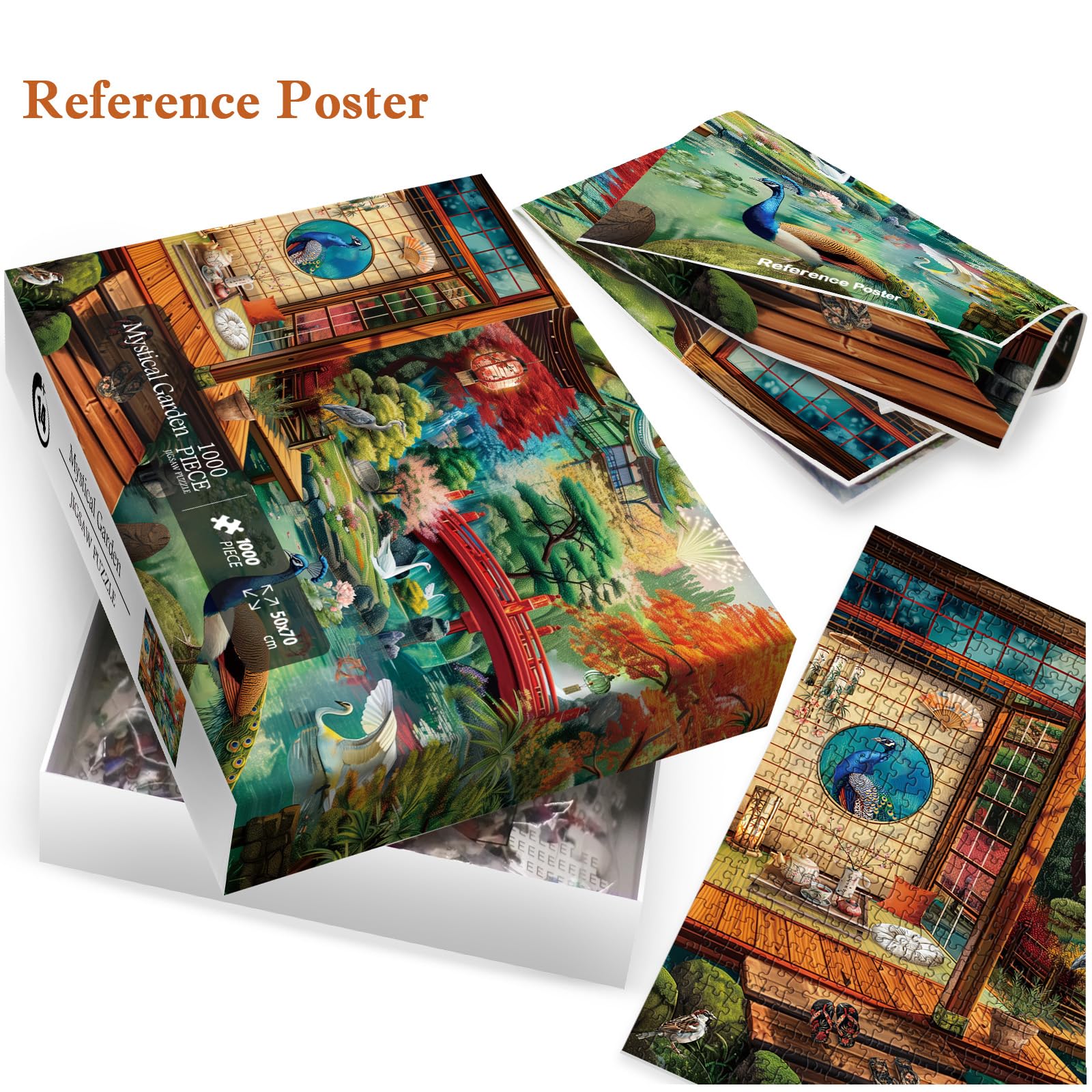 Mystisches Gartenpuzzle 1000 Stücke