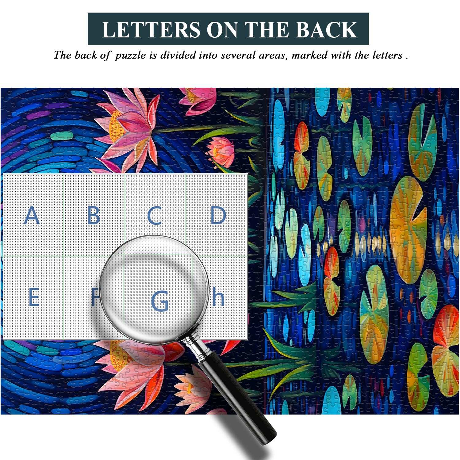 Rompecabezas de flores de agua de agua 1000 piezas