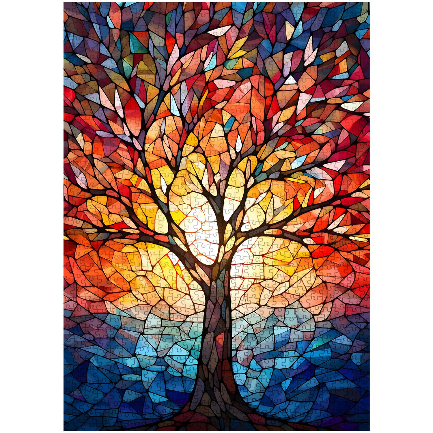 Rompecabezas de vidrieras Rompecabezas