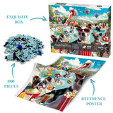Pooch Pool Party Jigsaw Puzzle 1000 piezas