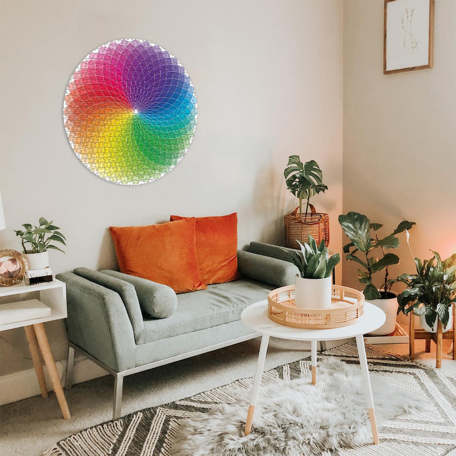 Gradient de couleur ronde impossible puzzle de puzzle 1000 pièces