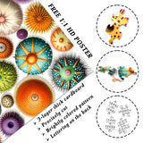 Coloridos puzzles de rompecabezas de erizo de mar 1000 piezas