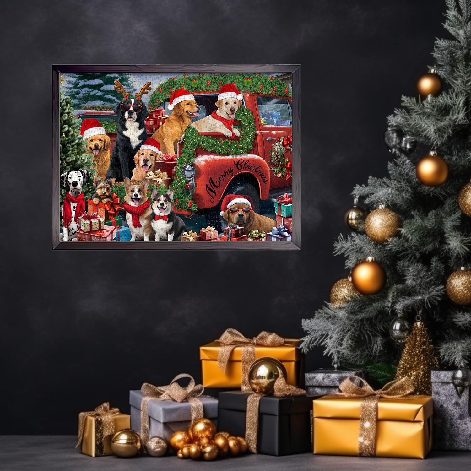 Puzzle animale di Natale puzzle 1000 pezzi
