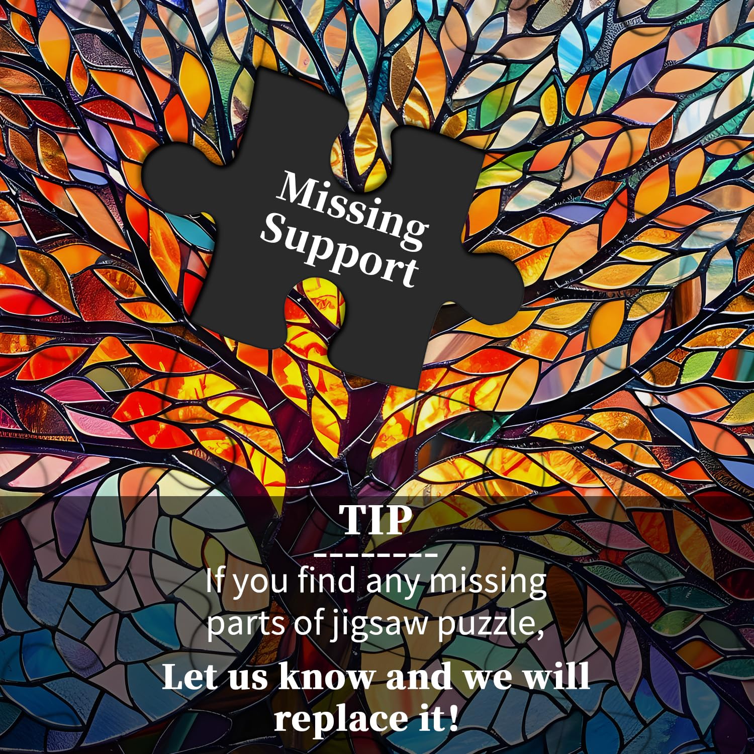 Mosaico Árbol de la vida Rompecabezas 1000 piezas