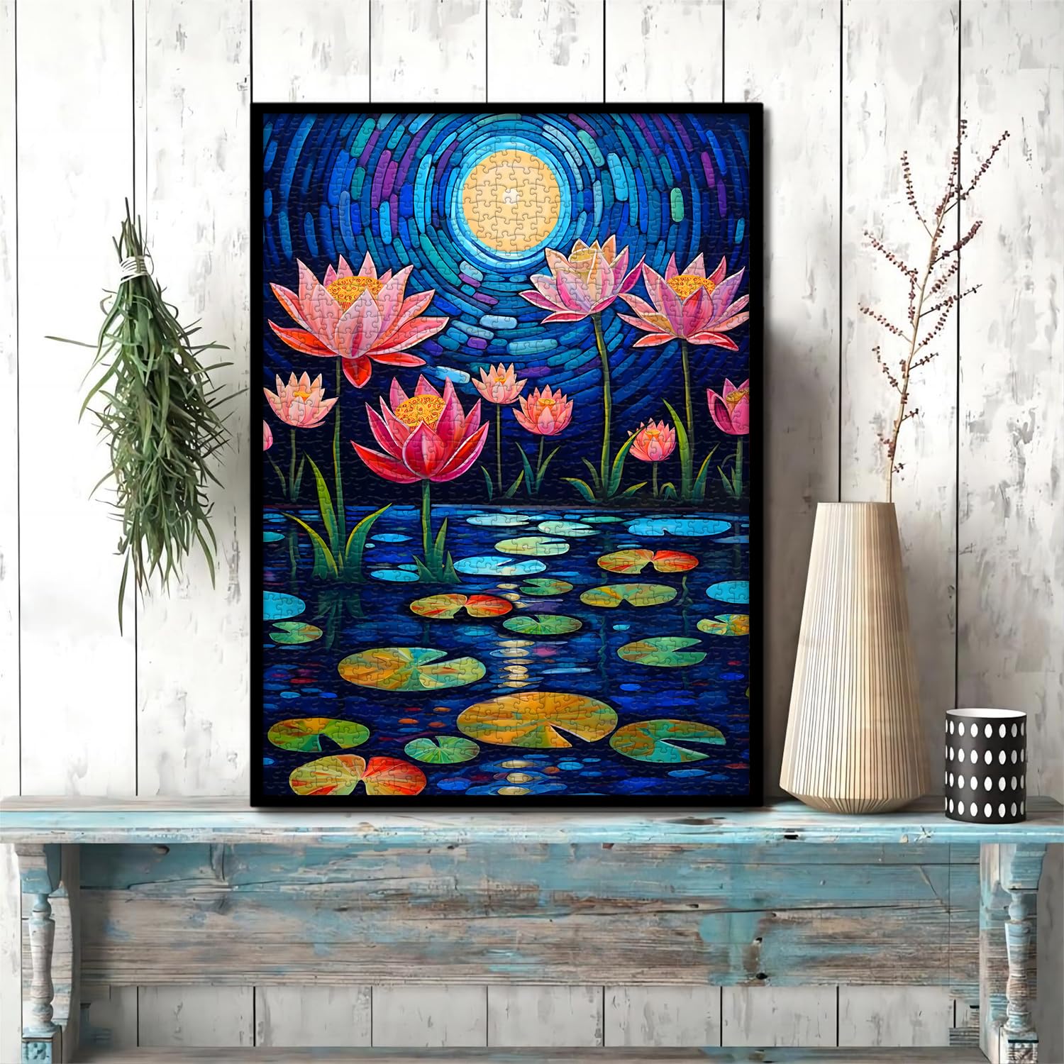 Rompecabezas de flores de agua de agua 1000 piezas