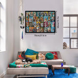 Animaux sur les toilettes puzzle 1000 pièces