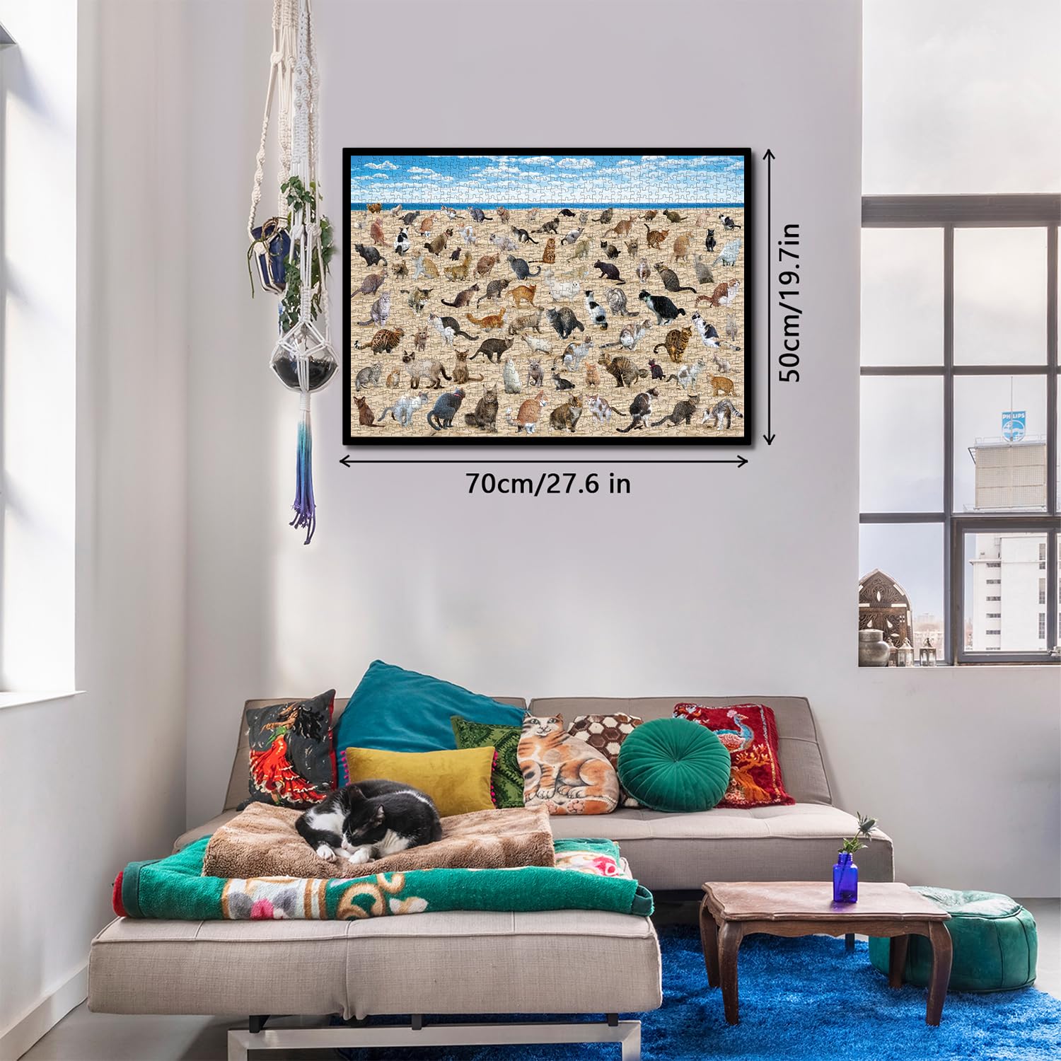 Pielinas de caca de caca de playa Puzzle 1000 Piezas