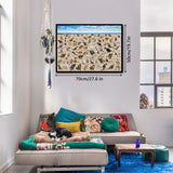 Pielinas de caca de caca de playa Puzzle 1000 Piezas