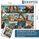 Katzen Nationalparks Puzzle 1000 Stücke